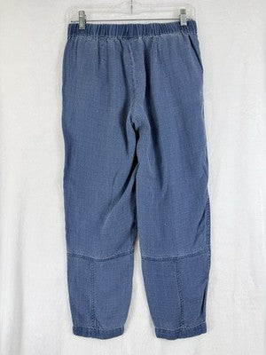 J Jill Indigo Pants XS Petite Tencel Pull On Blue Joggers