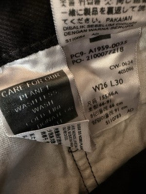 Levis 501 ‘90s Jeans Women 26 Mid Rise Straight Leg Black 26x30 Levi’s New NWT