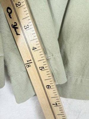 Madewell Shorts 0 Green High Rise Pleated 6” Cuffed Womens