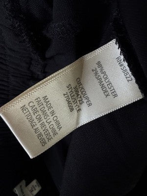 Max Studio Wide Leg Pants XL Black Pull On Womens
