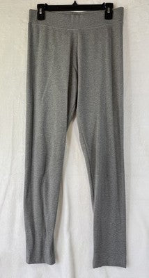 Coldwater Creek Endless Comfort Slim Leg Pants Medium Gray Knit Pull On Womens
