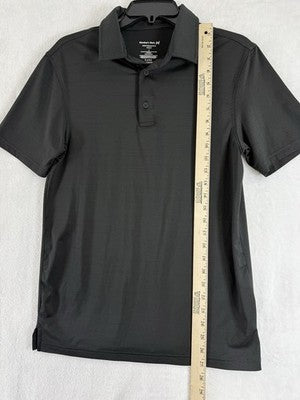 Members Mark Performance Polo Mens Small Black Short Sleeve Shirt