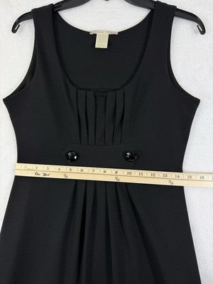 Charlotte Russe Dress Small Black Knit Sleeveless Short Bodycon Womens