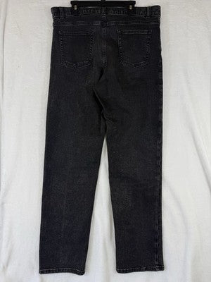 Blake Shelton Lands End Jeans Boys 20 Black Denim Kids