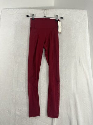 CALIA Women's Inspire Mesh Red Leggings XS Womens 7/8 Legging NWT $108 NEW