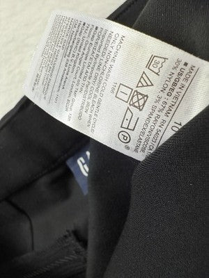 Gap Ponte Skinny Pants 6 Womens Black Double Knit Front Seam New NWT