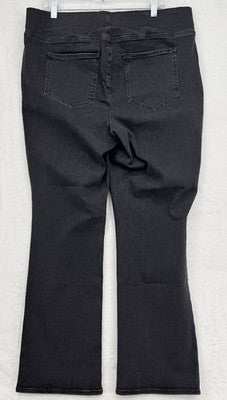 NYDJ Pull On Jeans 1X Gray Black Lot SanSpring Denim Lift Tuck Plus Size Womens