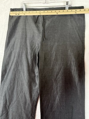 Dosa Womens Clothing Size 4 Top Pants Set Linen Cotton Gray Art To Wear