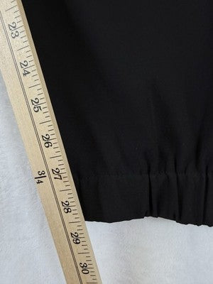 Talbots Joggers 14 Black Pants Pull On Lightweight Womens