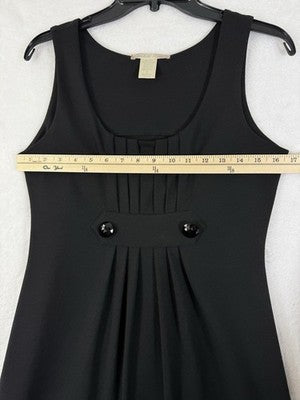 Charlotte Russe Dress Small Black Knit Sleeveless Short Bodycon Womens