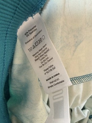 Lularoe 3XL Cozy Velour Pants Teal Green Pull On Plus Size Womens New NWT
