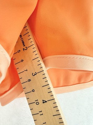 Adidas Sprinter Shorts Women XS Orange Adicolor Classics 3 Stripes New NWT