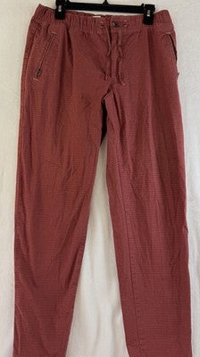 LL Bean Explorer Ripstop Pants Mens Medium 32” Clay Red Comfort Waist 513220