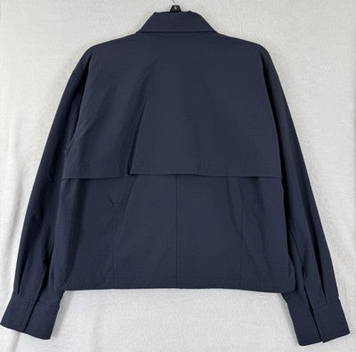 Halfdays Nan Field Jacket Small Womens Navy Blue Utility New NWT $145