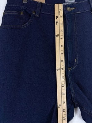 LL Bean Double L Relaxed Fit 16 Tall Womens Jeans Ultra High Rise Blue New NWT