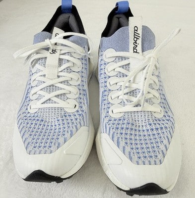 Allbirds Tree Flyer 2 Womens 8.5 Sneakers Shoes White Blue EXC