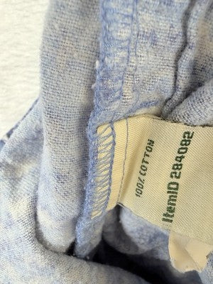 LL Bean Flannel Pajama Pants Womens Medium Blue Fair Isle