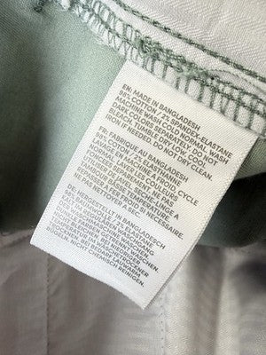 Lands End Chino Pants 20W Green Plus Size Womens