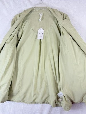 Sadie And Sage By The Shore Blazer Large 100% Cotton Gauze Green New NWT