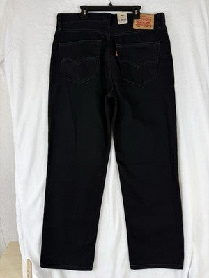 Levis 550 Relaxed Fit Jeans 34x30 Mens Black Levi’s New NWT