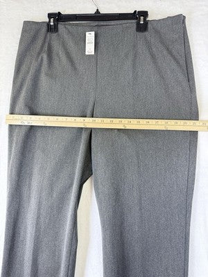 Talbots Dress Pants 16 Gray Womens Side Zip New NWT
