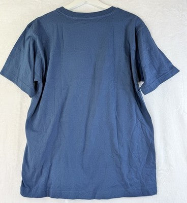 I Love Aruba T Shirt Medium Blue Embroidered Womens Short Sleeve Top Tourist New