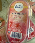 New Febreze Wax Melts Pink Rose Petals Champagne Spritz Lot 4 Floral Scented