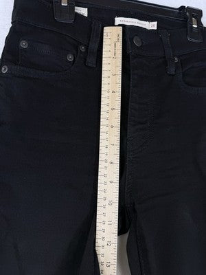 Levis 725 High Rise Bootcut 26 Jeans Womens Black 26x32 Levi’s Boot Cut