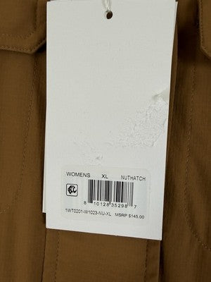 Halfdays Nan Field Jacket XL Womens Nuthatch Brown Utility New NWT $145