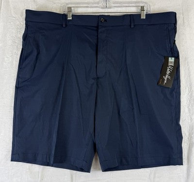 Walter Hagen Golf Shorts Mens 46 Navy Blue Flat Front 10” Men’s NWT Big Tall