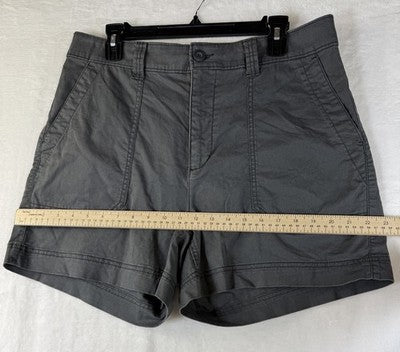 Old Navy OG Chino Shorts Large Womens Gray High Rise 4.5”
