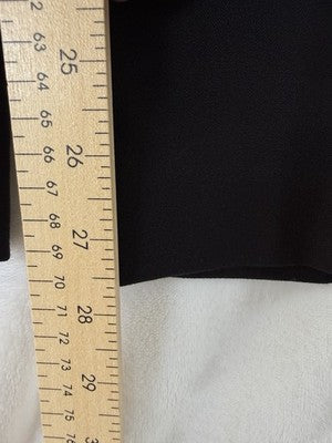 CJ Banks Signature Slimming Pants 16W Petite Black Ponte Knit Pull On Womens