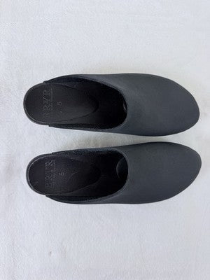 BRYR Clogs 35 Black Worker Leather Womens 5 Shoes Made In San Francisco USA