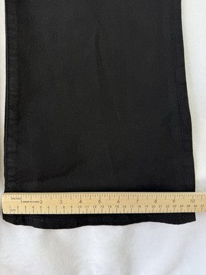 Levis 726 Flare Jeans 33 Women 33x34 Black Mid Rise Levi’s New NWT