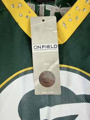 Green Bay Packers Jersey Womens Large Reebok Matthews Rhinestones NFL New NWT