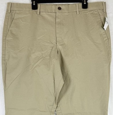 Gap Khaki Pants Men 40x32 Performance Straight Leg Tan Beige New NWT