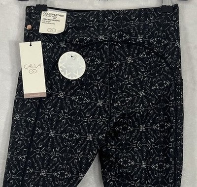 Calia By Carrie Underwood XS Leggings Tipped Dash Thermal Winter Thermal NEW