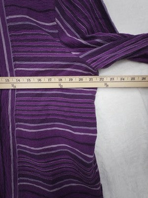 Habitat Clothes To Live In Top Medium Purple 3/4 Sleeve Artsy Lagenlook Womens