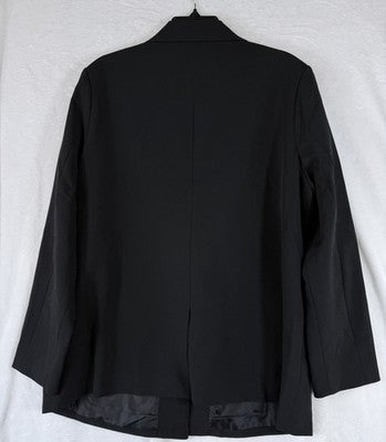 Old Navy Blazer Women XL Black Suit Jacket Classic Stretch New NWT