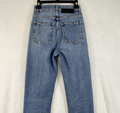 Won Hundred Jeans 24 32 Marilyn B True Blue Skinny Denim Made Italy Womens