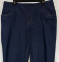 Women With Control Pants XL Pull On Navy Blue Prime Stretch Slimming