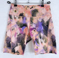 Nike Air Fast Running Shorts Small Women Pink Print Mid Rise Dri Fit Workout Gym