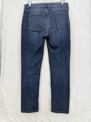 Banana Republic Girlfriend Jeans 29 8 Mid Wash Mid Rise Blue Women Denim