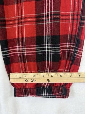 Victoria’s Secret Pajama Pants Large Red Plaid Flannel Womens Pjs Sleep