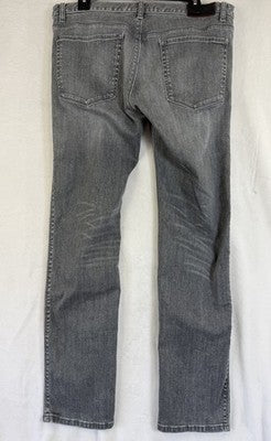 Hugo Boss Jeans Men 34x32 Grey Gray Slim Fit Straight Leg
