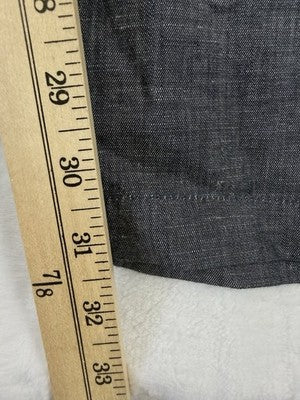 Uniqlo Linen Blend Relaxed Pants Large Blue Mens New NWT