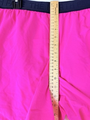 The North Face Wander Shorts XL Womens Brief Lined Pink Workout Lightweight New
