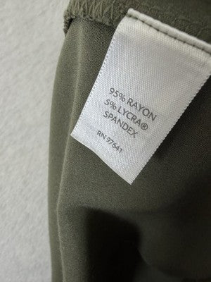 J Jill Wearever XS Petite Knit Skirt Pull On Green Short Stretch XSP