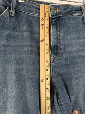 Mavi Ada Boyfriend Jeans 33 Blue Denim Womens Mid Rise Premium 33x27