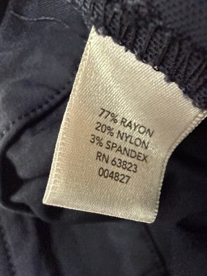 Christopher And Banks Signature Slimming Pants 4 Navy Blue Pull On Womens